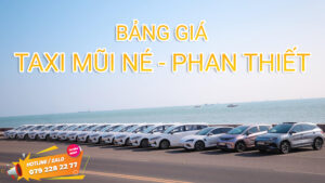 Bảng giá taxi mũi né phan thiết